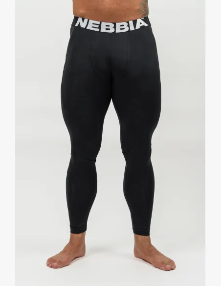 NEBBIA • Fitness legíny s kapsou DISCIPLINE černá• Nebshop.cz