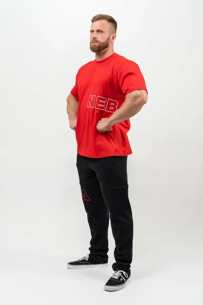 NEBBIA • Triko s krátkým rukávem DEDICATION červená • Nebshop.cz 2