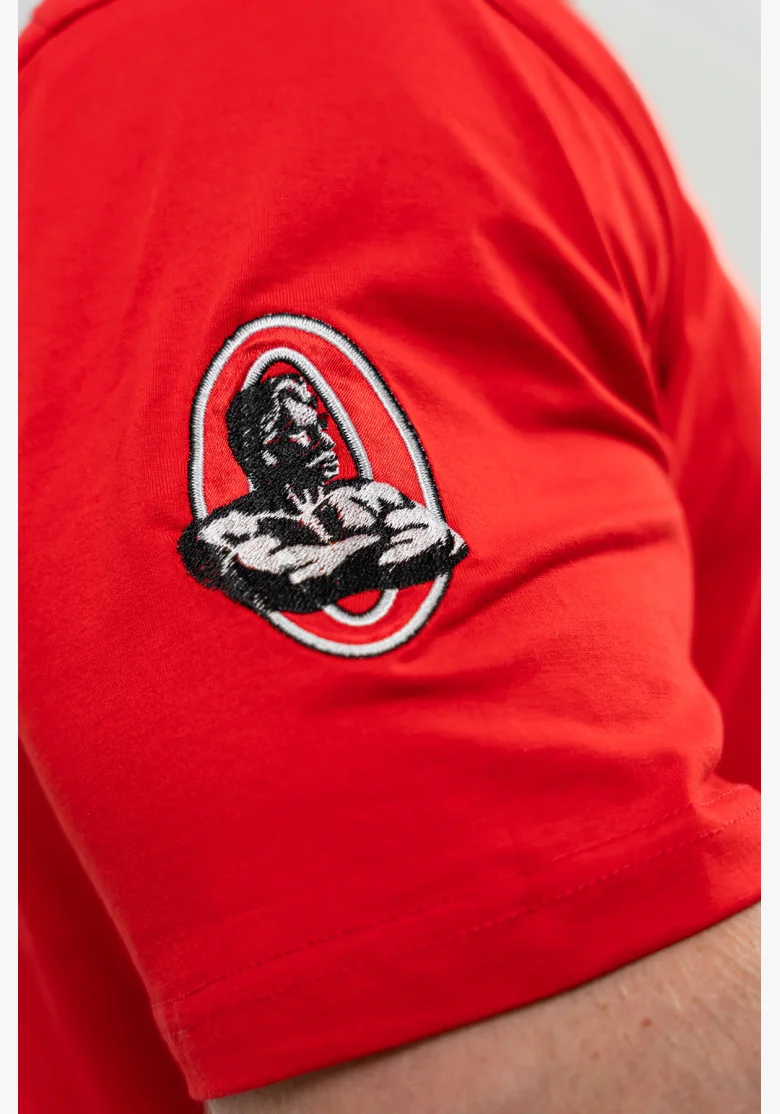 NEBBIA • Triko s krátkým rukávem DEDICATION červená • Nebshop.cz