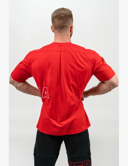 NEBBIA • Triko s krátkým rukávem DEDICATION červená • Nebshop.cz