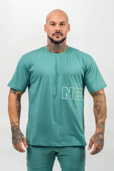 NEBBIA • Triko s krátkým rukávem DEDICATION zelená • Nebshop.cz