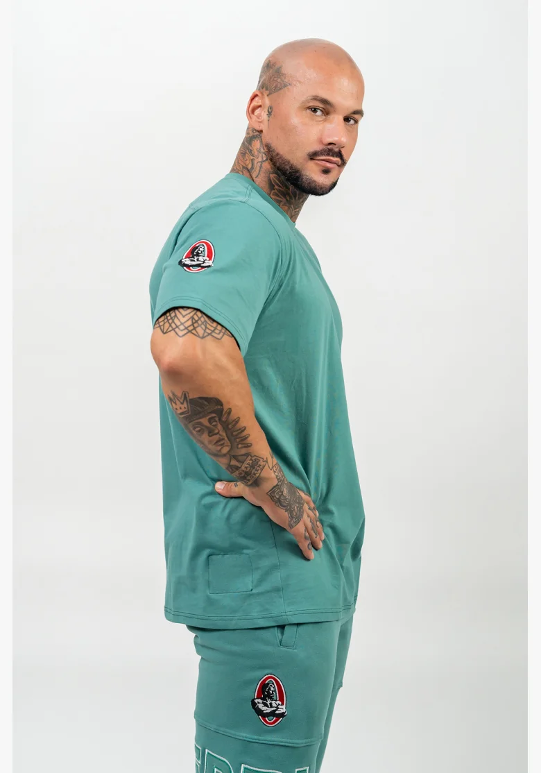 NEBBIA • Triko s krátkým rukávem DEDICATION zelená • Nebshop.cz