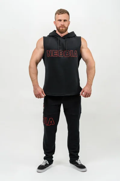 NEBBIA • Mikina bez rukávů IRON BEAST černá • Nebshop.cz 2