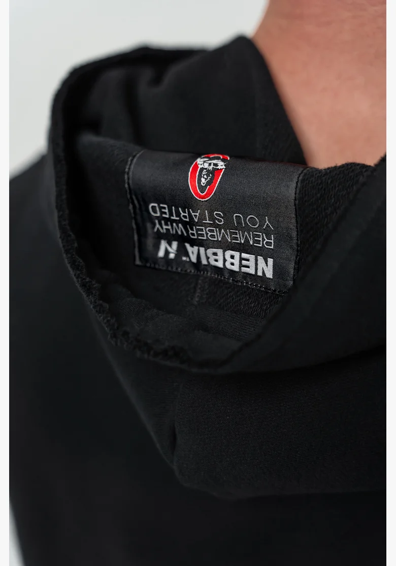 NEBBIA • Mikina bez rukávů IRON BEAST černá • Nebshop.cz