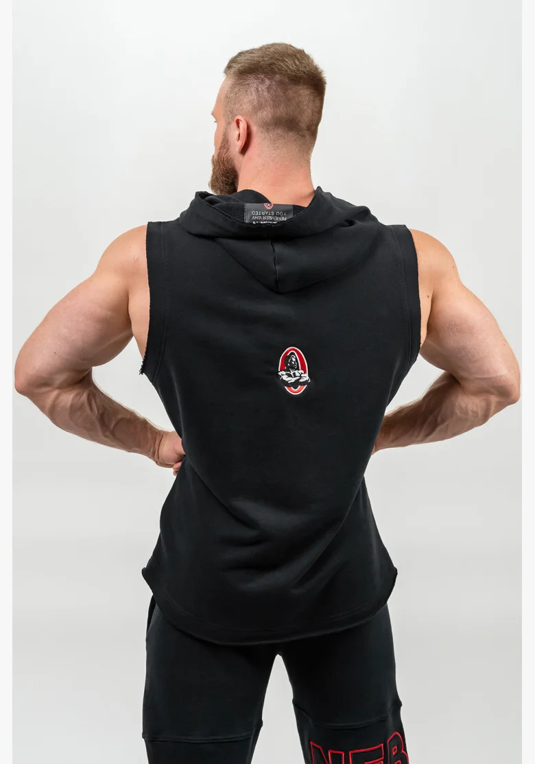 NEBBIA • Mikina bez rukávů IRON BEAST černá • Nebshop.cz