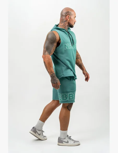 NEBBIA • Mikina bez rukávů IRON BEAST zelená • Nebshop.cz