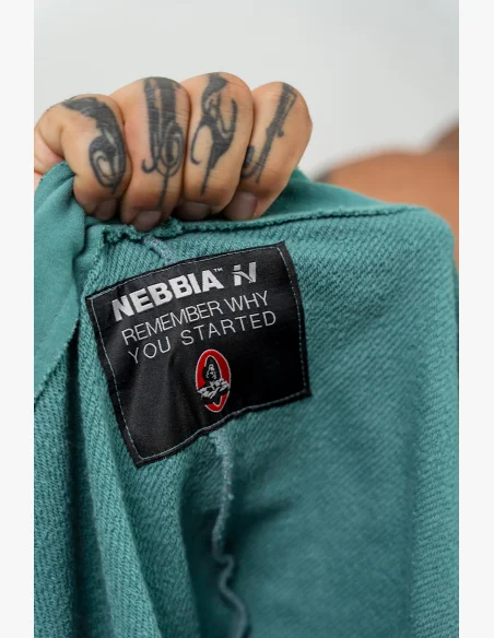 NEBBIA • Mikina bez rukávů IRON BEAST zelená • Nebshop.cz