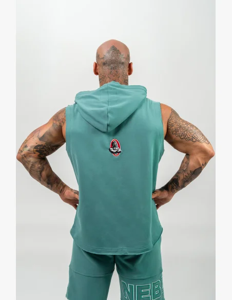 NEBBIA • Mikina bez rukávů IRON BEAST zelená • Nebshop.cz