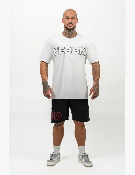 NEBBIA • Triko s krátkým rukávem LEGACY bíla • Nebshop.cz