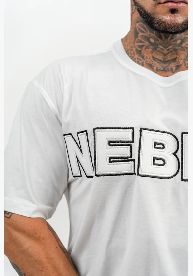 NEBBIA • Triko s krátkým rukávem LEGACY bíla • Nebshop.cz