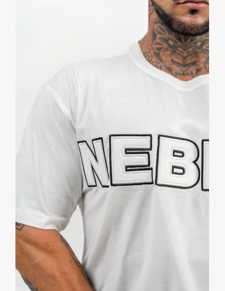 NEBBIA • Triko s krátkým rukávem LEGACY bíla • Nebshop.cz