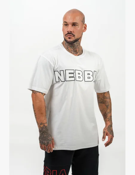 NEBBIA • Triko s krátkým rukávem LEGACY bíla • Nebshop.cz