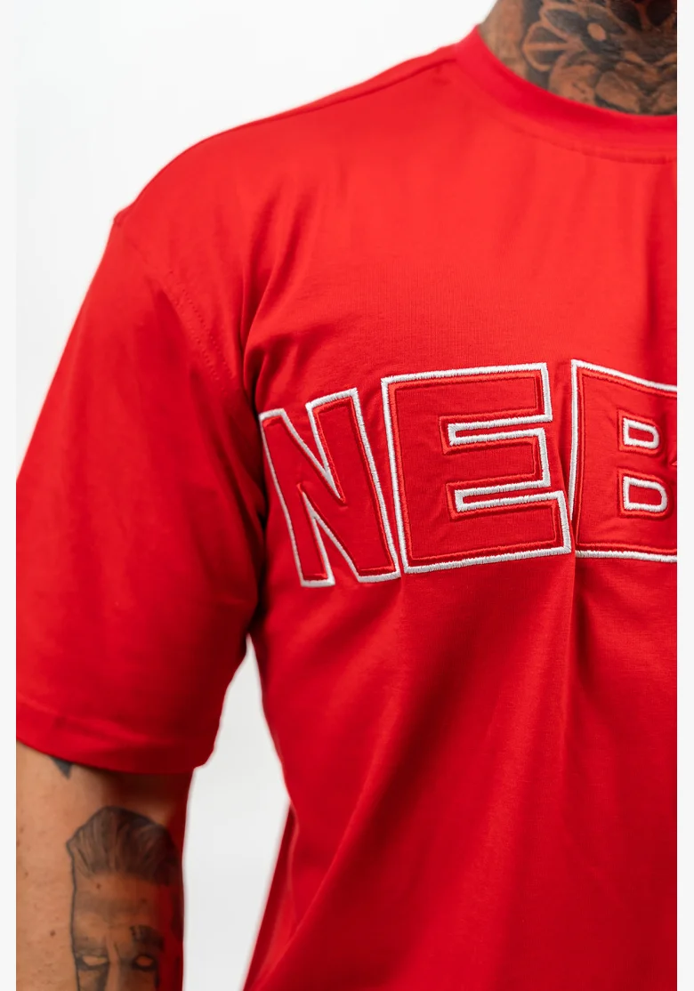 NEBBIA • Triko s krátkým rukávem LEGACY červená • Nebshop.cz