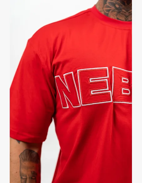 NEBBIA • Triko s krátkým rukávem LEGACY červená • Nebshop.cz
