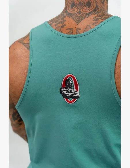 NEBBIA • Fitness tílko STRENGTH zelená • Nebshop.cz