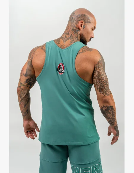 NEBBIA • Fitness tílko STRENGTH zelená • Nebshop.cz
