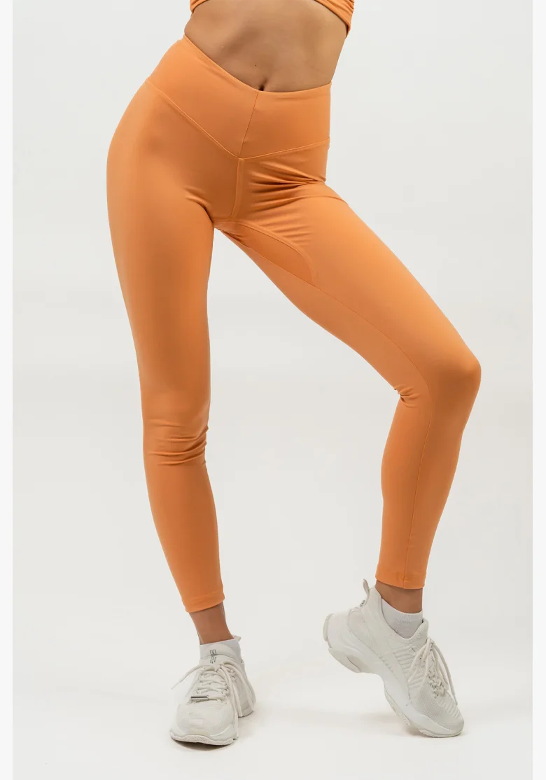 NEBBIA • Legíny s vysokým pasem ELEVATED oranžová • NebShop.cz