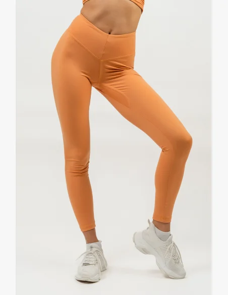 NEBBIA • Legíny s vysokým pasem ELEVATED oranžová • NebShop.cz