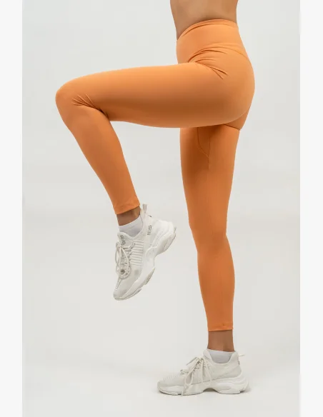 NEBBIA • Legíny s vysokým pasem ELEVATED oranžová • NebShop.cz