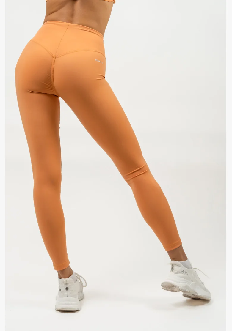 NEBBIA • Legíny s vysokým pasem ELEVATED oranžová • NebShop.cz