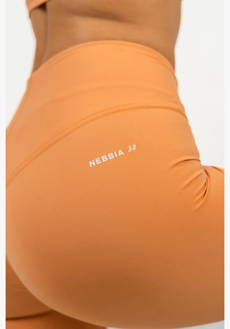 NEBBIA • Legíny s vysokým pasem ELEVATED oranžová • NebShop.cz