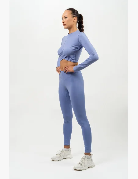 NEBBIA • Legíny s vysokým pasem ELEVATED fialová • NebShop.cz