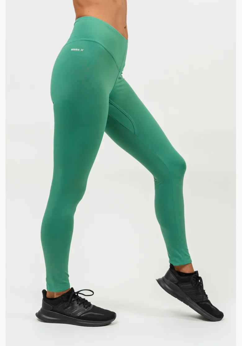 NEBBIA • Legíny s vysokým pasem ELEVATED zelená • NebShop.cz