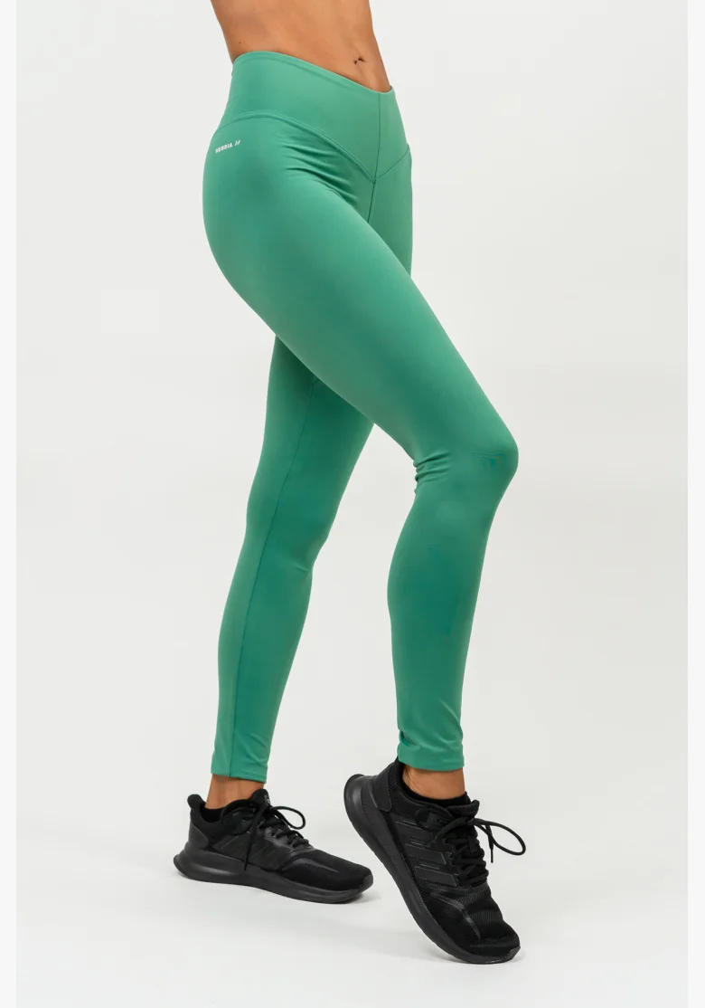 NEBBIA • Legíny s vysokým pasem ELEVATED zelená • NebShop.cz