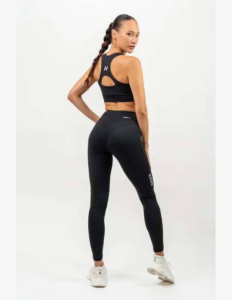 NEBBIA • Sportovní racer back podprsenka AGILE černá • NebShop.cz
