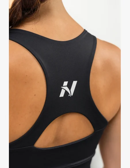 NEBBIA • Sportovní racer back podprsenka AGILE černá • NebShop.cz