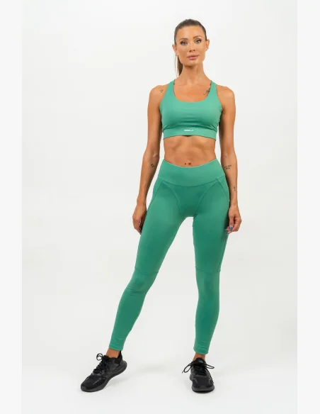 NEBBIA • Sportovní racer back podprsenka AGILE zelená • NebShop.cz