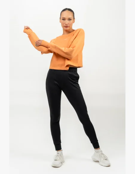 NEBBIA • Crop mikina GYM SPIRIT oranžová • NebShop.cz