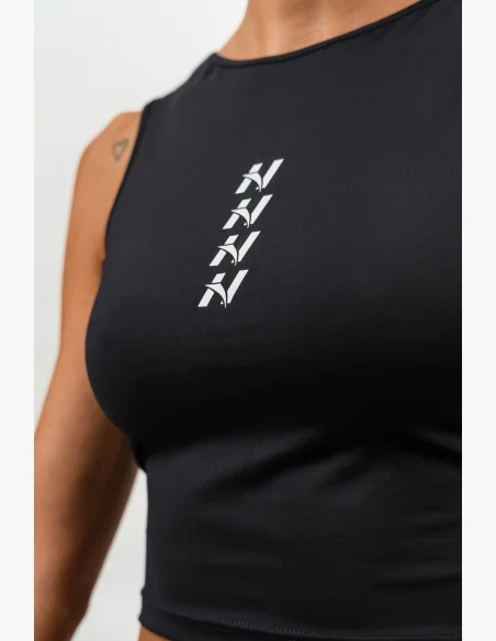 NEBBIA • Crop top tílko CONFIDENCE černá • NebShop.cz