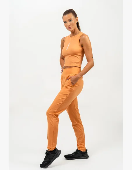 NEBBIA • Crop top tílko CONFIDENCE oranžová • NebShop.cz