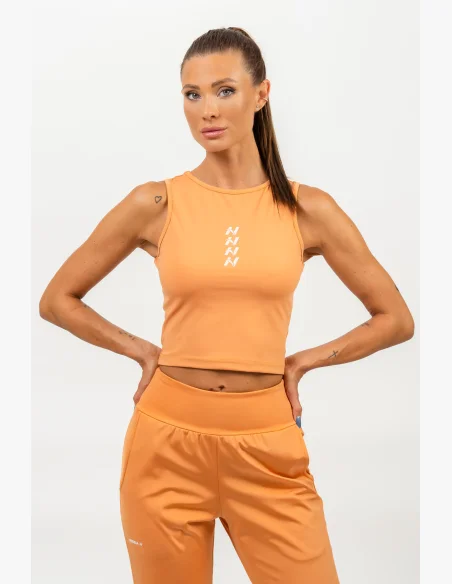 NEBBIA • Crop top tílko CONFIDENCE oranžová • NebShop.cz