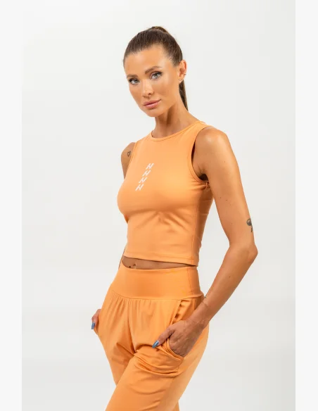 NEBBIA • Crop top tílko CONFIDENCE oranžová • NebShop.cz