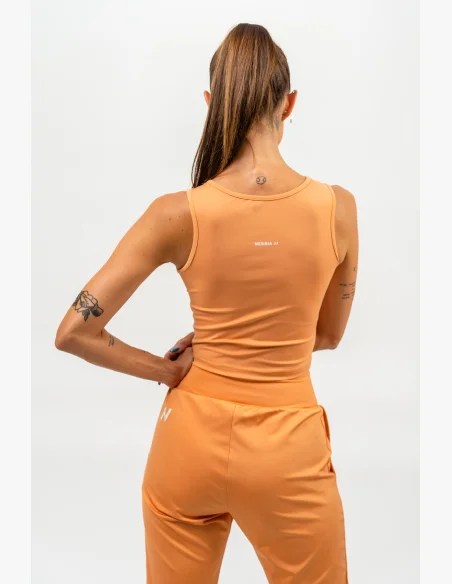 NEBBIA • Crop top tílko CONFIDENCE oranžová • NebShop.cz