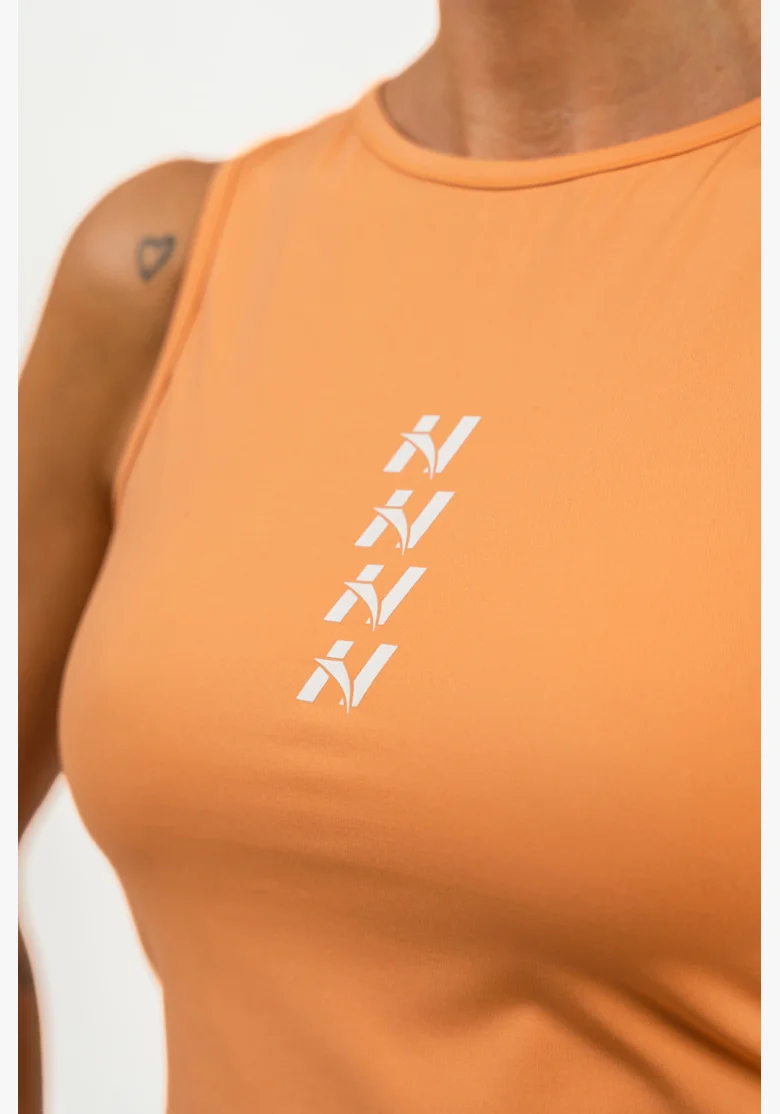 NEBBIA • Crop top tílko CONFIDENCE oranžová • NebShop.cz