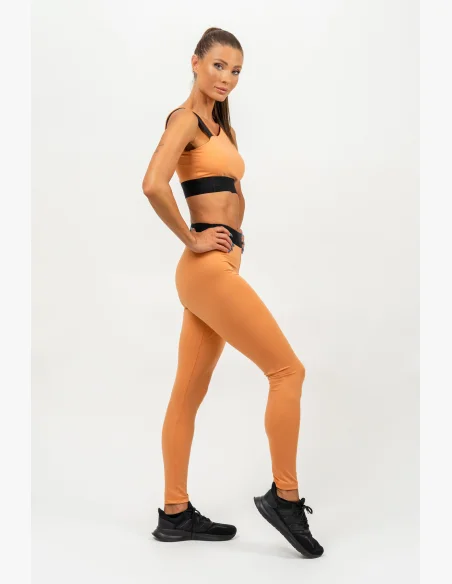 NEBBIA • Legíny s vysokým pasem ELITE oranžová • NebShop.cz