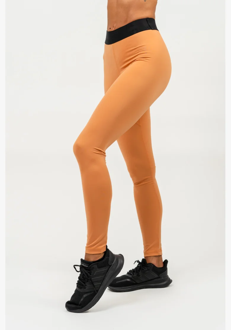 NEBBIA • Legíny s vysokým pasem ELITE oranžová • NebShop.cz