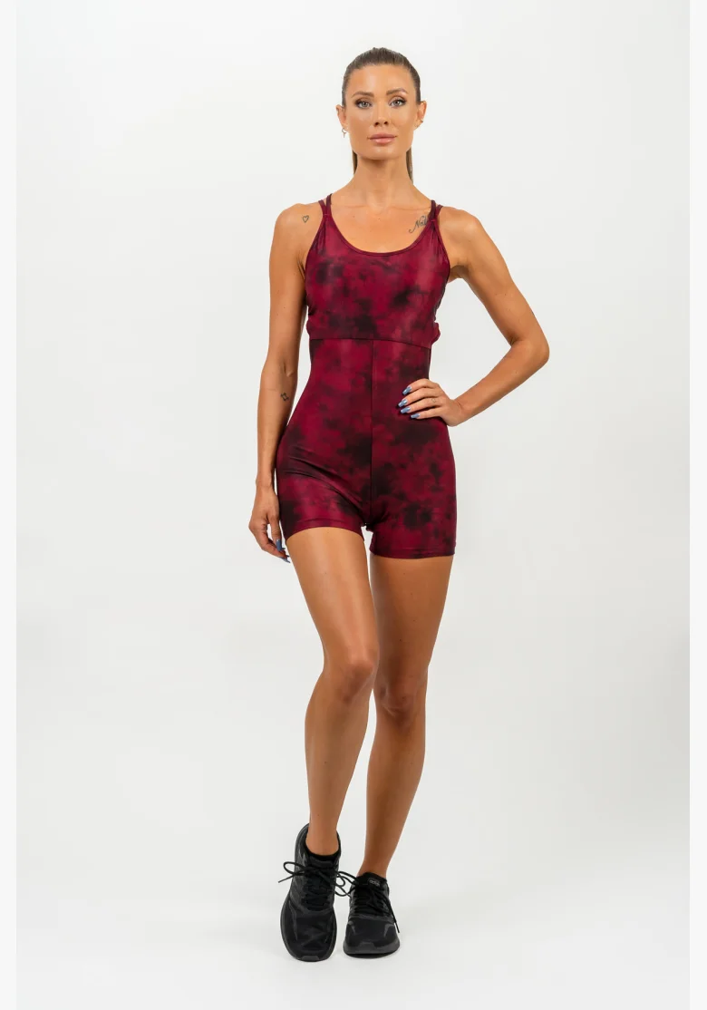 NEBBIA • Sportovní overal krátký TREND-SETTER červená • NebShop.cz