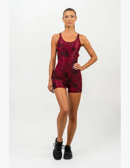 NEBBIA • Sportovní overal krátký TREND-SETTER červená • NebShop.cz
