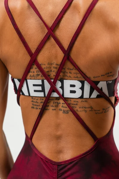NEBBIA • Sportovní overal krátký TREND-SETTER červená • NebShop.cz 2