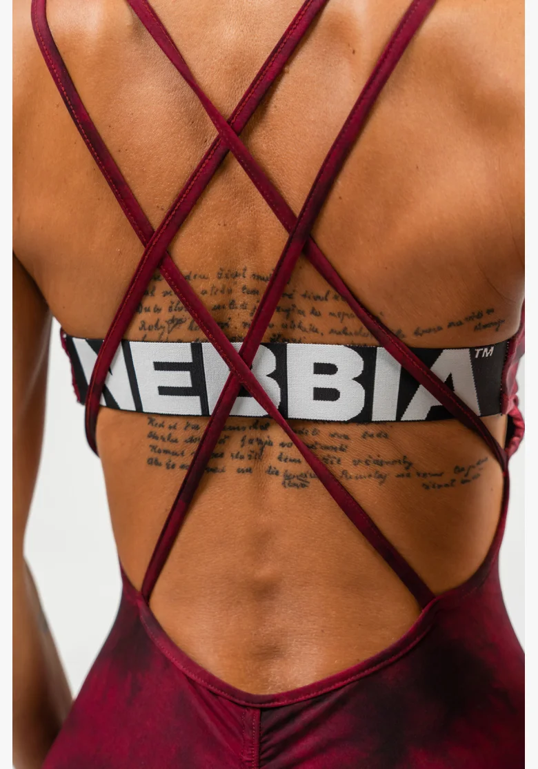 NEBBIA • Sportovní overal krátký TREND-SETTER červená • NebShop.cz