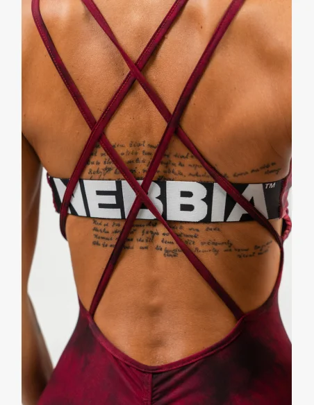NEBBIA • Sportovní overal krátký TREND-SETTER červená • NebShop.cz
