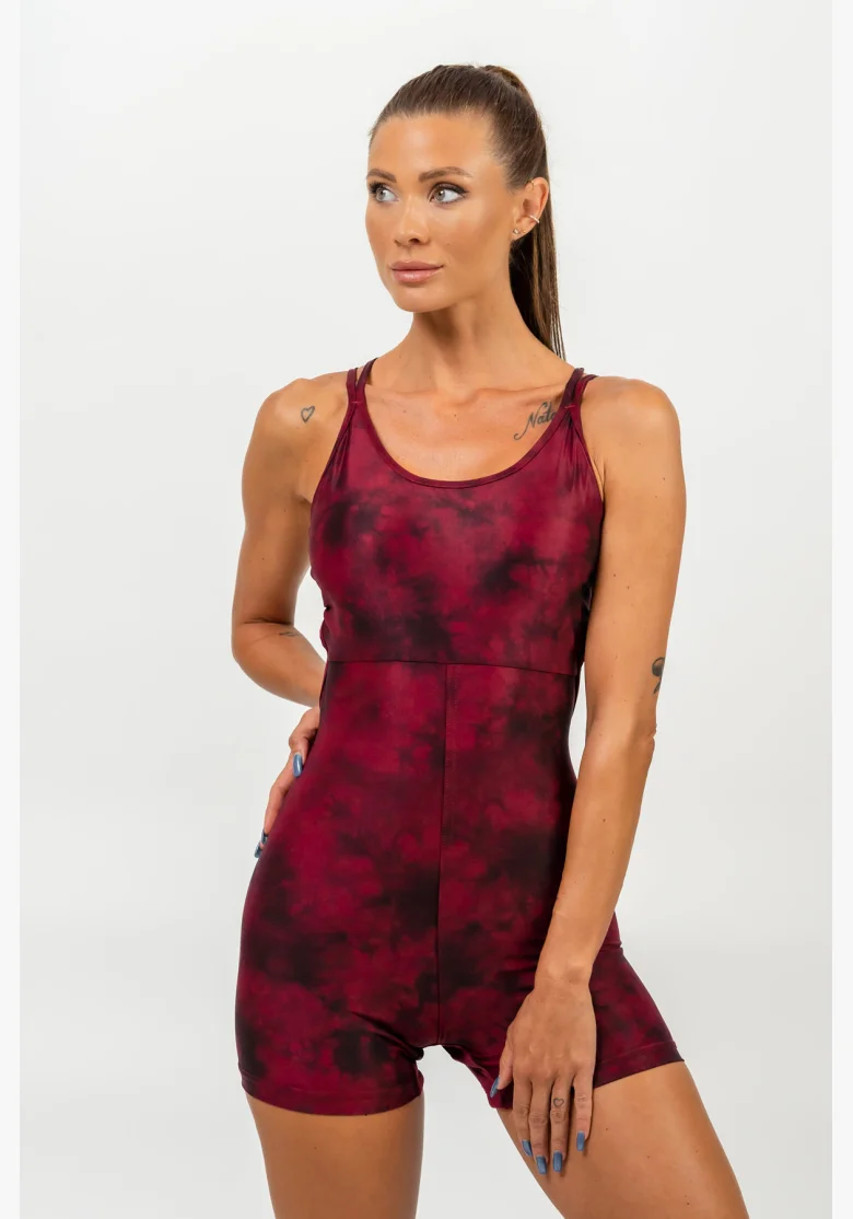 NEBBIA • Sportovní overal krátký TREND-SETTER červená • NebShop.cz