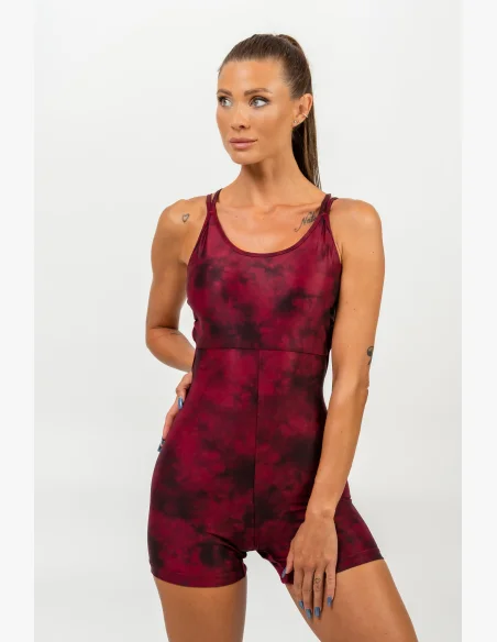 NEBBIA • Sportovní overal krátký TREND-SETTER červená • NebShop.cz