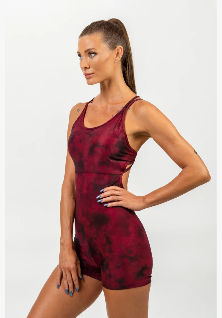 NEBBIA • Sportovní overal krátký TREND-SETTER červená • NebShop.cz