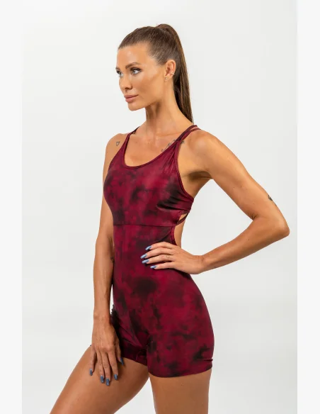 NEBBIA • Sportovní overal krátký TREND-SETTER červená • NebShop.cz