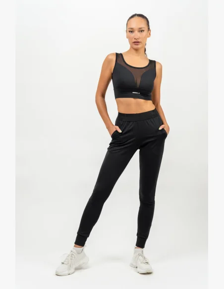 NEBBIA • Slim fit legíny s kapsami GYM SPIRIT černá • Nebshop.cz